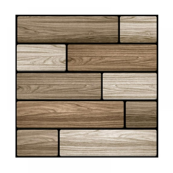 1Pcs 3D Tile Stickers Wall Stickers Peel and Stick Self-Adhesive PVC Wall Tile Stone Design