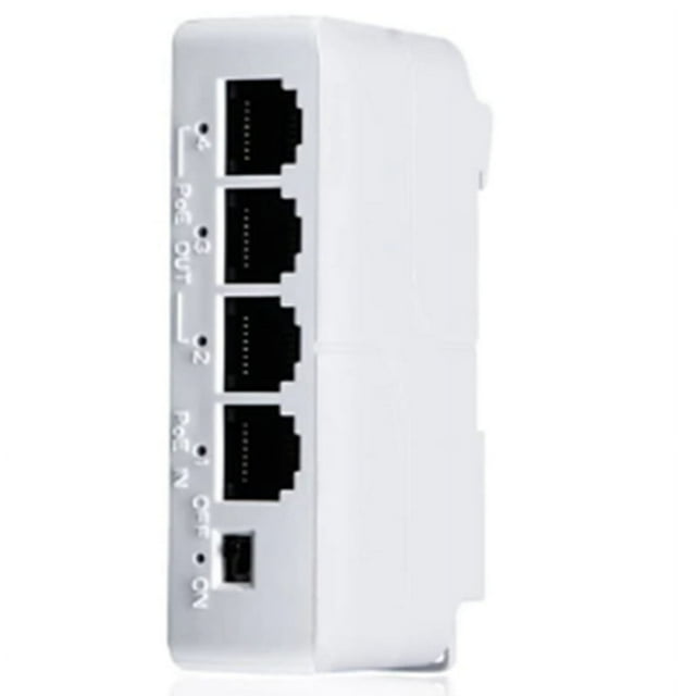 1Pcs 4 Ports 1 to 3 Port PoE Extender Passive Cascadable IEEE802.3Af