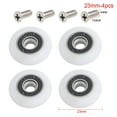 thumbnail image 1 of 1Pcs/4Pcs Durable with Screw Nylon Fastener Hardware Shower Door Roller Sliding Door Pulley 19/23/25/27/29mm Runner Wheels 4PCS 23MM, 1 of 8