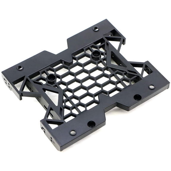 1Pcs 5.25Inch To 3.5Inch 2.5Inch Cooling Fan Bracket SSD HDD Mounting Bracket Internal Hard Disk Drive Bays Holder,1 x hard disk bracket,Black