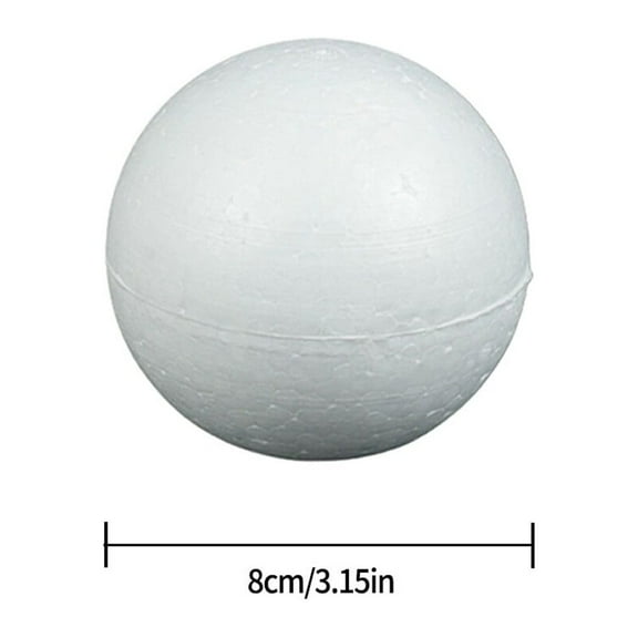 1Pcs 6Cm/7Cm/8Cm/9Cm/10Cm/12Cm White Modelling Craft Polystyrene Styrofoams Round Foam Balls For Christmas Wedding Party Decor
