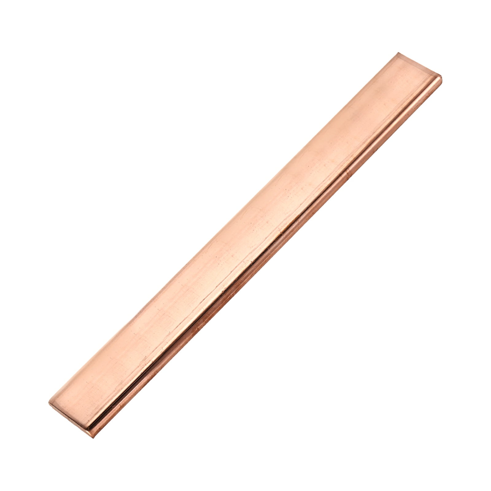 MECCANIXITY 1-Piece 8" X 4/5" Copper Flat Bar, 1/16" Thick – T2 Copper Bar Stock For Grounding, Crafts, Electrical