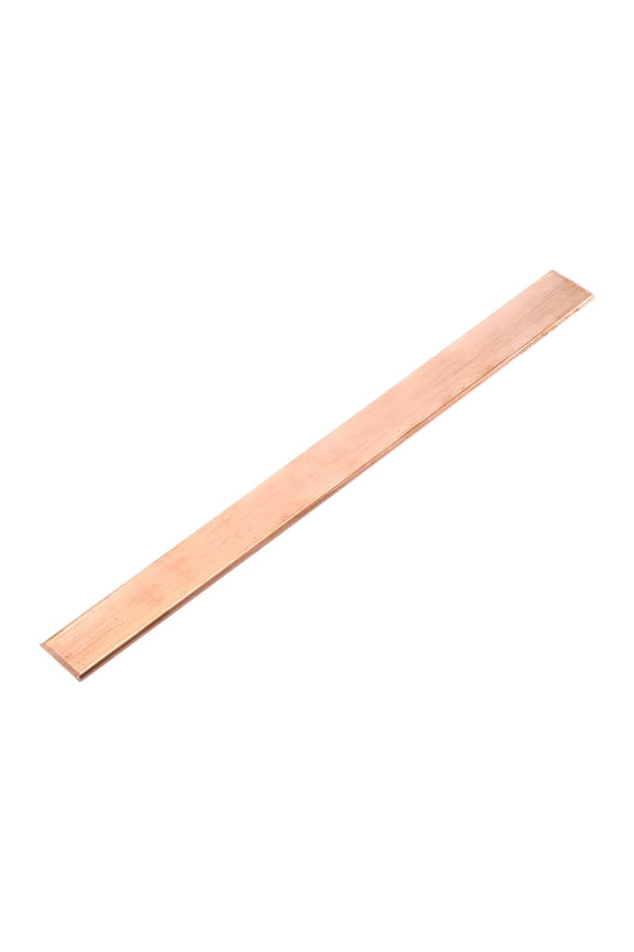1Pcs 8" x 4/5" Copper Flat Bar,1/8" Thickness for Grounding Systems Architectural Projects