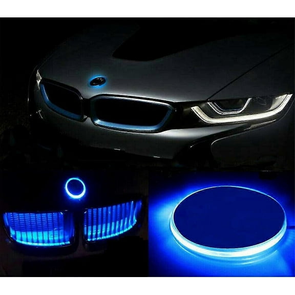 1Pcs 82mm 12V Blue/Withe/Red Emblem LED Background Light For 3 5 7 X Series