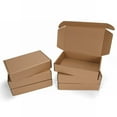 thumbnail image 1 of 1Pcs 9x6x2 inches Shipping Box, Brown Corrugated Cardboard Box for Mailing, Packaging, Small Business, Set Medium Cardboard For Packaging Brown Mailing For Small Business, 1 of 8