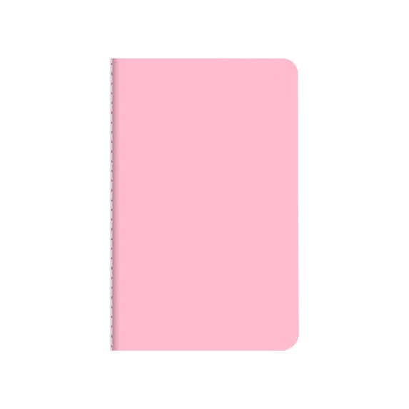 1Pcs A6 Softcover Sewn Notebook with Thickened Wear-Resistant Paper, Compact Journal for Daily Notes Work Travel Light Pink1, 5.5X3.5In