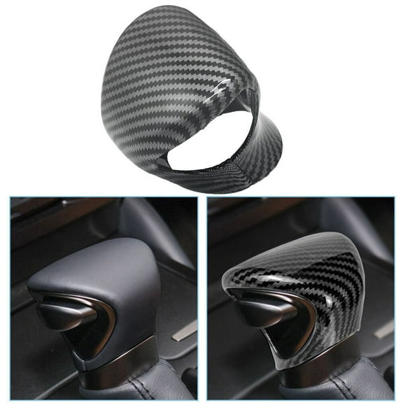 1Pcs ABS Carbon Fiber Interior Gear Shift Knob Cover Trim For Lexus ES UX for LX