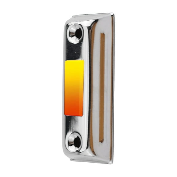 1Pcs Abs+Metal Wired Doorbell Button Led Light Door Bell Buttons Home Replacement Hardware Security Protection