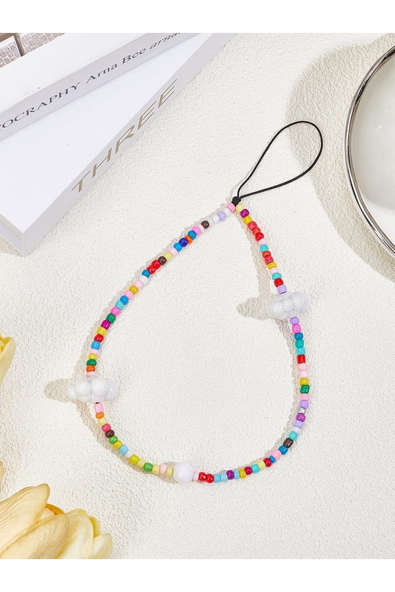1Pcs Acrylic Cloud Mobile Straps Phone Charms for Women Camera Keychain Pendant Decor 222mm Acrylic