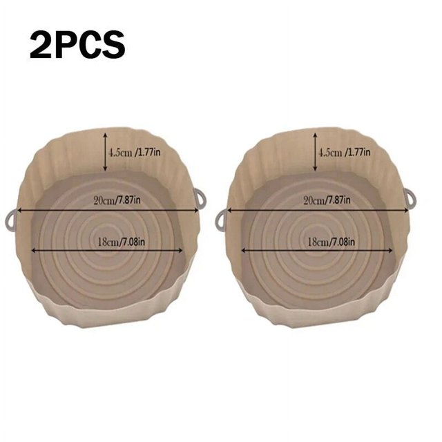 1Pcs Air Fryer Silicone Basket Silicone Mold Airfryer Oven Baking Tray