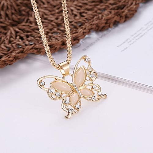 1Pcs Alloy Pendants Necklaces Necklaces with Cat Eye Charm for Women Golden Charm Necklace