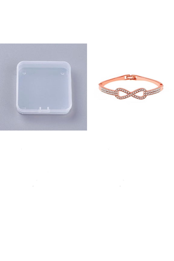 1Pcs Alloy Rhinestone Hinged Bangles Rose Gold Stackable Bangles Women Birthday Festival Elegant Gifts Jewelry