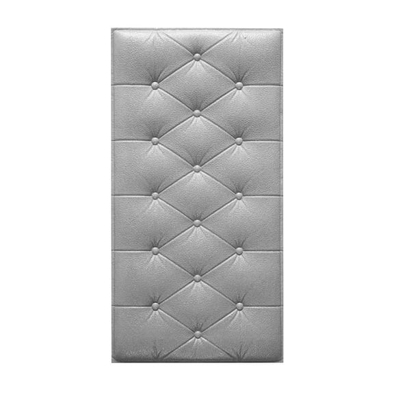 1Pcs Anti-Collision Wall Padded,Self-Adhesive 3D Three-Dimensional Wall Stickers,0.5 Inch Thicken Anti Collision Wall Panel For Nursery Living Room, Bedroom,Playroom,27.5" X 13.7"