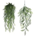 thumbnail image 1 of 1Pcs Artificial Hanging Plants Fake Hanging Ferns Plastic Faux Plants for Wall Room Garden Garland Indoor Outdoor Decor(Turtle Back Leaves,Green Plants,Rattan Strips,Persian Leaves,Fern Leaves), 1 of 9