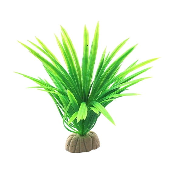 1Pcs Artificial Seaweed Water Plants for Aquarium,Plastic Fish Tank Plant Decorations,Lifelike Plastic Water Plants For Aquarium Landscaping and Hideouts,Mini Fish Tank Accessories(Green1)