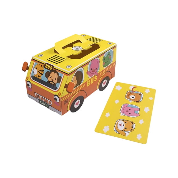 1Pcs Back to School Treat Boxes School Bus Backpack Foldable Bus Decoration Box for Welcome Back to Classroom Party Candy Cookies Small Gift Decoration Supplies (Yellow)