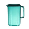 thumbnail image 1 of 1Pcs Basiess Iced Tea Pitcher with Lid - Shatterproof Plastic Juice Container for Fridge Wide Mouth with Spout (Green), 1 of 7
