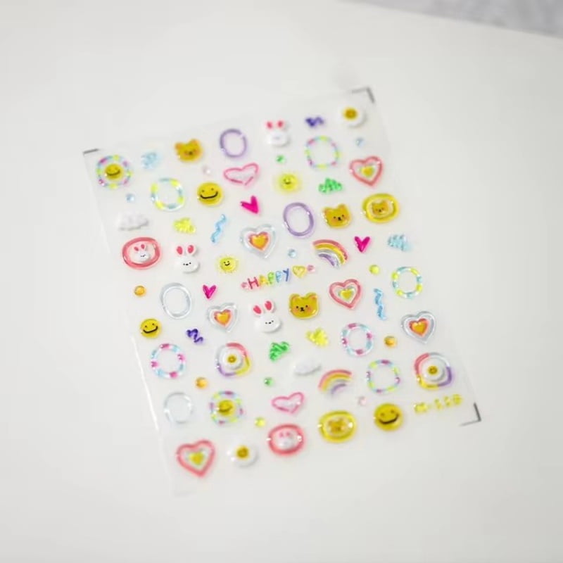1Pcs Big Mouth Monster Jelly Series Nail Stickers High Quality Kawaii Design Sticker Cute Nail Art Decoration Decals Accessories