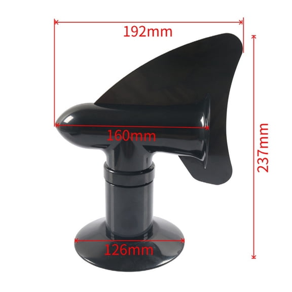 1Pcs Black / White 360 Rotating Siphon Rv Sewer Vent Cover For Rv Holding Tank