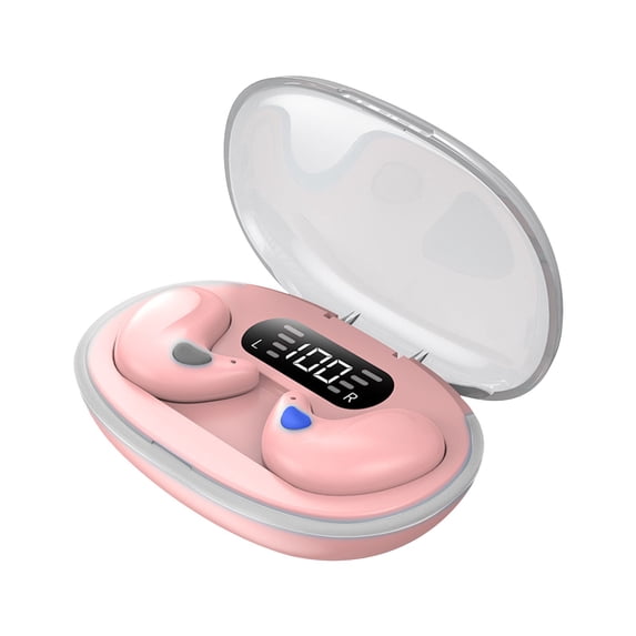 1Pcs Bluetooth Earbuds - Extra Compact In-Ear Sleep Headphones, Low-Profile Hidden Designed, Bluetooth 5.3, 4.5H Playtimes with Charging Cases, for Side Sleepers, Travel, Meditations