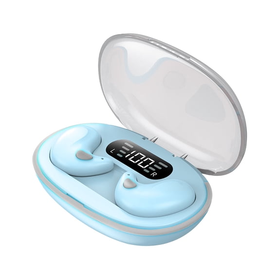 1Pcs Bluetooth Earbuds - Extra Compact In-Ear Sleep Headphones, Low-Profile Hidden Designed, Bluetooth 5.3, 4.5H Playtimes with Charging Cases, for Side Sleepers, Travel, Meditations