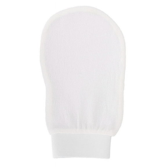 1Pcs Body Exfoliating Glove Mitt, Hand Exfoliator Gloves, Dead Skin Cell Remover, Based Deep Exfoliation Gloves, White