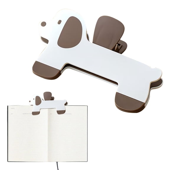 1Pcs Book Clips,Journal Clip,Cute Puppy Design Page Holders for Reading Hands-Free and Cooking with Recipes
