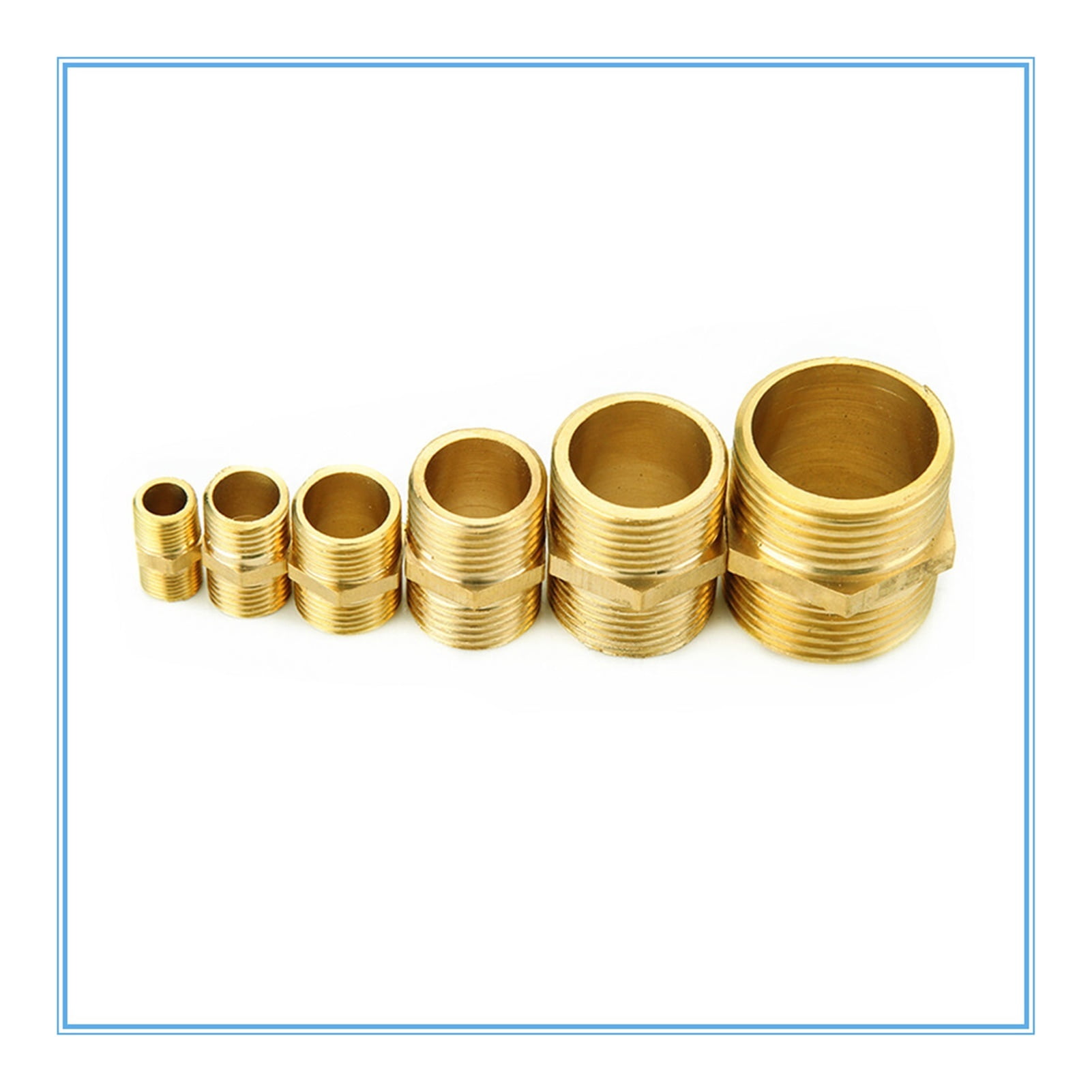 16 Pcs 5 Sizes Brass NPT Plug Assortment Kit 1/8 1/4 3/8 1/2 3/4 Internal Hex Ne | UK