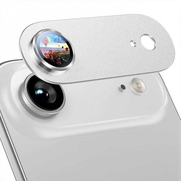 1Pcs Camera Lens Protector Compatible with iPhone 17 Air Camera Lens Protector Not Easy to Break,Strong Adsorption, Case-Friendly, Metal Tempered Glass Rear Camera Screen Cover