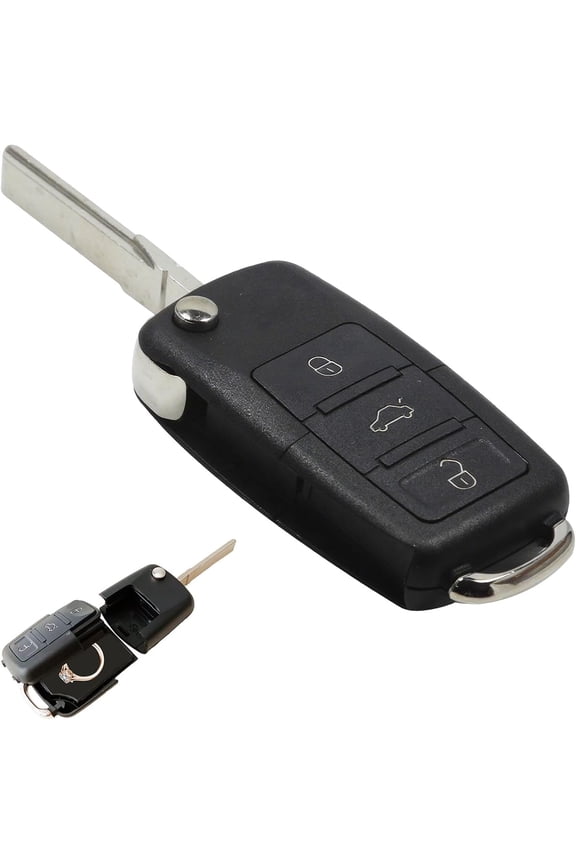 1Pcs Car Key Secret Stash,Hidden Compartment Realistic Key Fob Case,Waterproof Ke y Fob Replacement for Secret Compartment for Key Storage Box,Suitable for Outdoors Camping Festivals Beach(Black)
