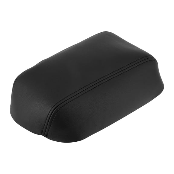 1Pcs Car Leather Center Console Lid Armrest Cover Black For Ford Fusion 2017-2020