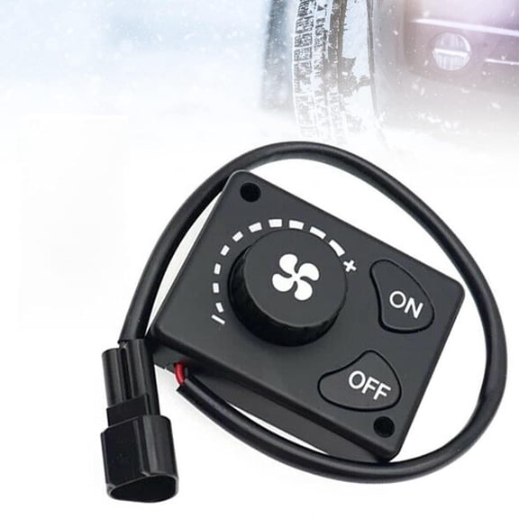1Pcs Car Parking Heater Controller12V/24V Climate Control Panel Knob Switch for Car Truck Diesel Heater