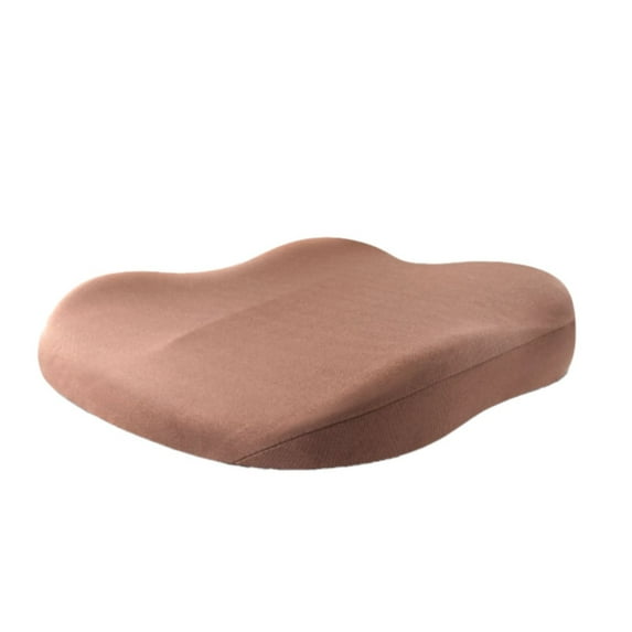 1Pcs Car Seat Cushion, Comfortable & Orthopedic Memory Foam, Pressure Relief Pad for Driver Office Chair, Non-Slip Coccyx Support for Pregnant Women (Coffee)