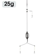 Crazyview 1 Piece Carp Fishing Inline Method Feeder Baits Cage with Spring Fish Holder, Hook Rigs Set, Sinkers