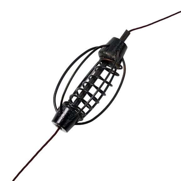 1Pcs Carp Fishing Feeder European Carp Fishing Cages Hook Rig Set Inline Method-Feeder Tackle Nest Spring Hook Fishing Equipment 25G Fangkenuo