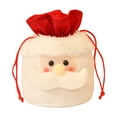 1Pcs Christmas Kids Candy Bags Pouch Santa Snowmen Xmas Bag Children