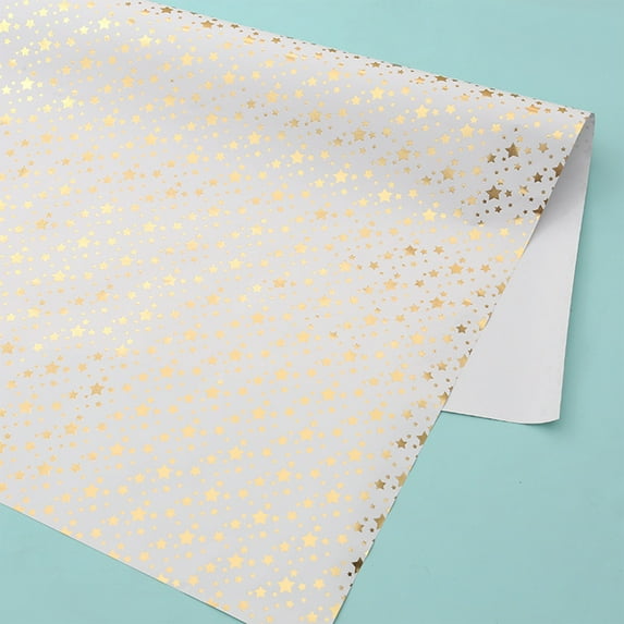 1Pcs Christmas Wrapping Paper Rolls,Star Print Christmas Wrapping Paper, Gift Wrapping Paper,Xmas Gift Wrap,Wrapping Paper Christmas,Holiday Gift Wrap, Arts Craft, For Xmas Winter Party Decor,Gold