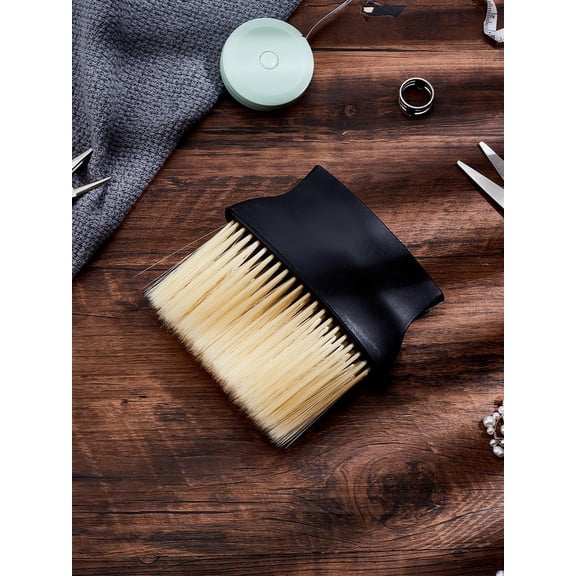 1Pcs Cleaning Brush Rectangle Nylon Brushes with Plastic Handles Light Yellow Hand-Held Brush for Cleaning Bathroom Shower Kitchen Sink 115x122x36mm DIY
