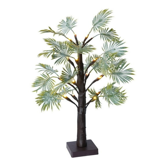 1Pcs Color Changing Light Up Palm Tree-Artificial LED Lights for Tropical Party Decorations,Luau Summer Hawaiian Home Table Top Decor Christmas Day Party Event Scene Decoration Glowing Tree