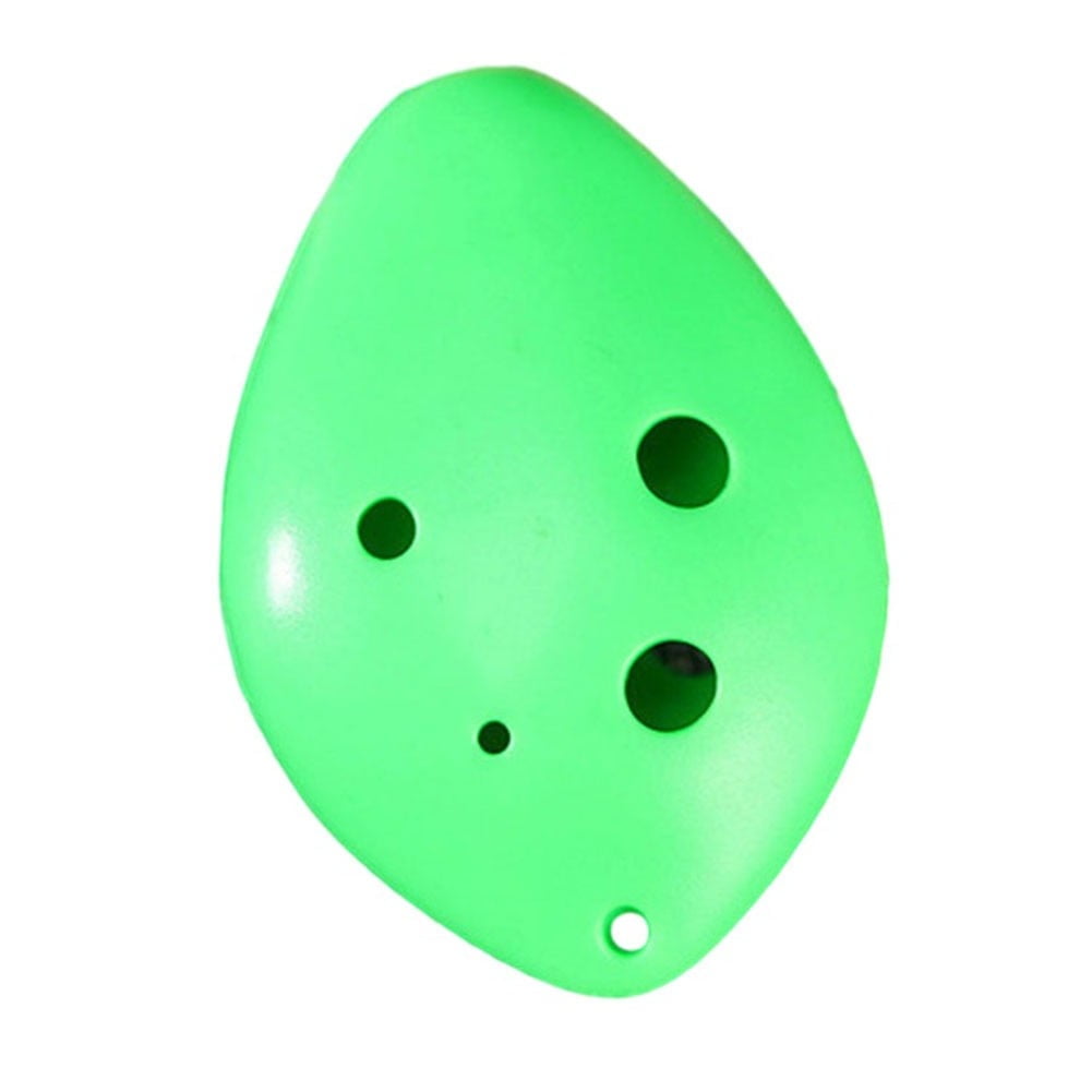 1Pcs Colorful Ocarina Flute 6 Hole Soprano C Key Plastic For Beginner Gifts Toy Green