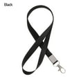 thumbnail image 1 of 1Pcs Colorful Office Supplies Name Tag Hanging Rope Badge Holder Lanyard ID Card Holder Neck Strap Lanyards BLACK, 1 of 8