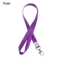 thumbnail image 1 of 1Pcs Colorful Office Supplies Name Tag Hanging Rope Badge Holder Lanyard ID Card Holder Neck Strap Lanyards PURPLE, 1 of 8