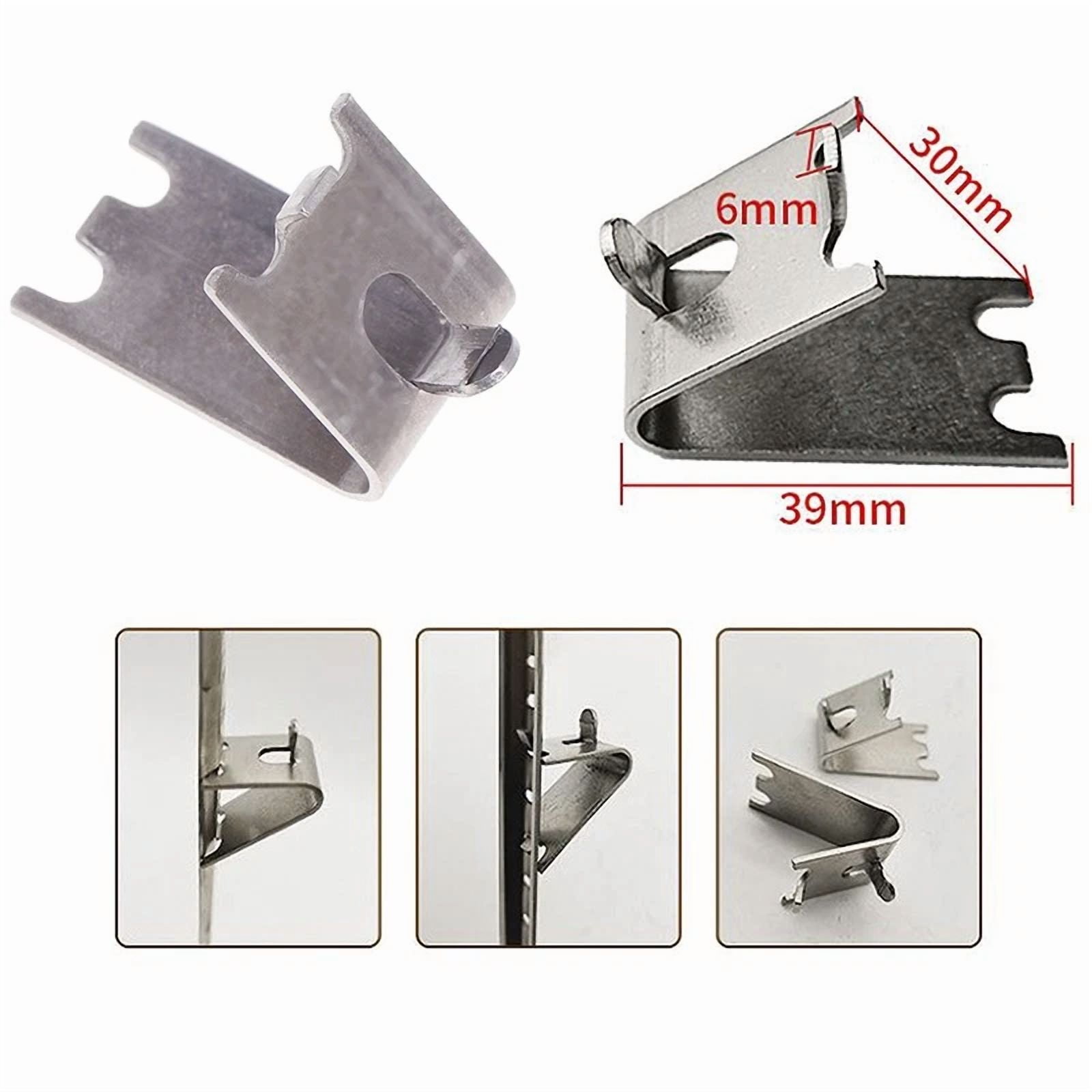 1Pcs Commercial Freezer Shelf Clips 304 Stainless Steel Refrigerator Shelf_W