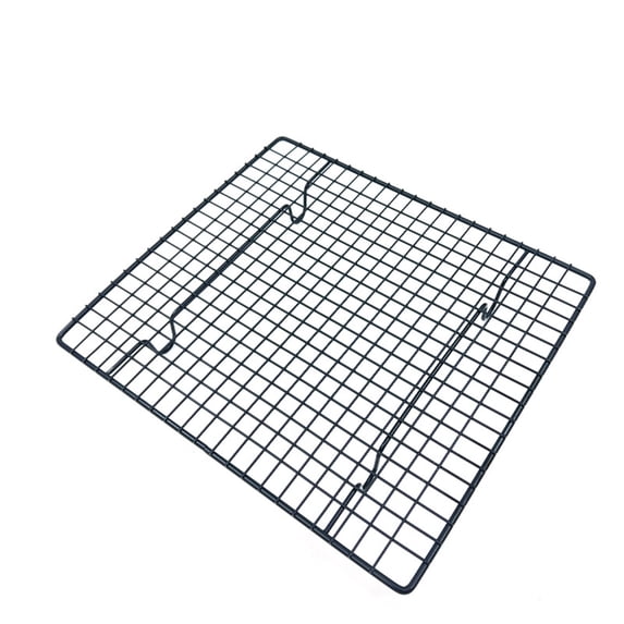 1Pcs Cooling Rack for Baking Stainless Steel Wire Rack, Nonstick Oven-Safe Cake Pastry Bread Cooling Tray, Heavy Duty Grid Roasting Drying Rack for Kitchen Counter Oven Grill 10.2x9 Inch Silver