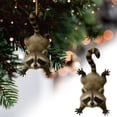 thumbnail image 1 of 1Pcs Creepy Cute Animal Christmas Ornaments, Hanging Woodland Creature Pendants, Gothic Whimsical Tree Decor, Stacked Critter Hanging Charms, Realistic Raccoon Design Novelty Hangings, 1 of 4