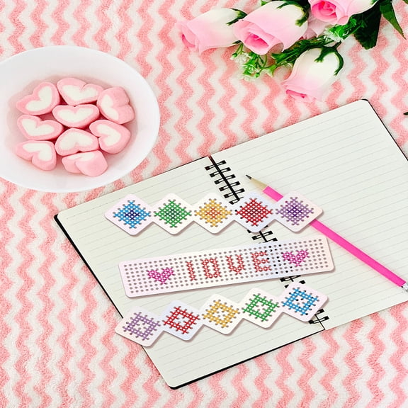 1Pcs Crochet Theme Carbon Steel Cutting Dies Stencils Heart Metal Die Cuts DIY Craft Template Stencil for DIY Scrapbooking Decorative 69x141x0.8mm