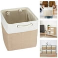 thumbnail image 1 of 1Pcs Cube Storage Bins Fabric Storage Organizer Bins Foldable Cube Storage Baskets with Sturdy Carry Handles Storage Baskets for Home Organizer (11.8 x 11.8 Inch ), 1 of 9
