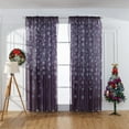 thumbnail image 1 of 1Pcs Curtain 1Pcs Christmas Snowflake Curtain Tulle Window Treatment Voile Drape Valance, 1 of 6