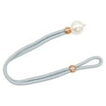 thumbnail image 1 of 1Pcs Curtain Tiebacks with Pearls Adjustable Pull-Out Rope Tie Back with Large Imitation Pearl Bead Decorative European Style Curtain Holdbacks for Sheer and Blackout Drape (Grey), 1 of 8