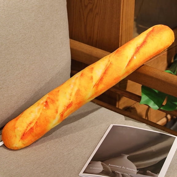 1Pcs Cute Baguette Toy,Baguette Toy for Birthday Gifts and Home Decor,Decorative Pillow for Couch Sofa (15.7 inch)